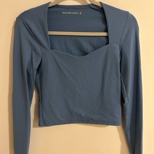 ABERCROMBIE & FITCH BLUE LONG SLEEVE